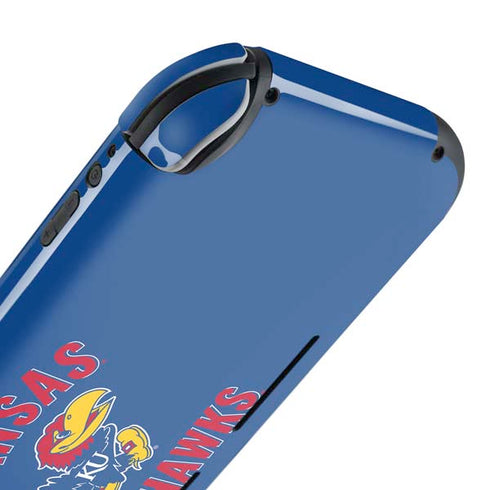 University of Kansas Jayhawks Mascot Nintendo Switch Lite Skin